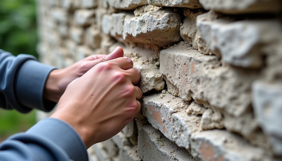 Techniques efficaces pour stabiliser et renforcer un mur en pierre qui penche